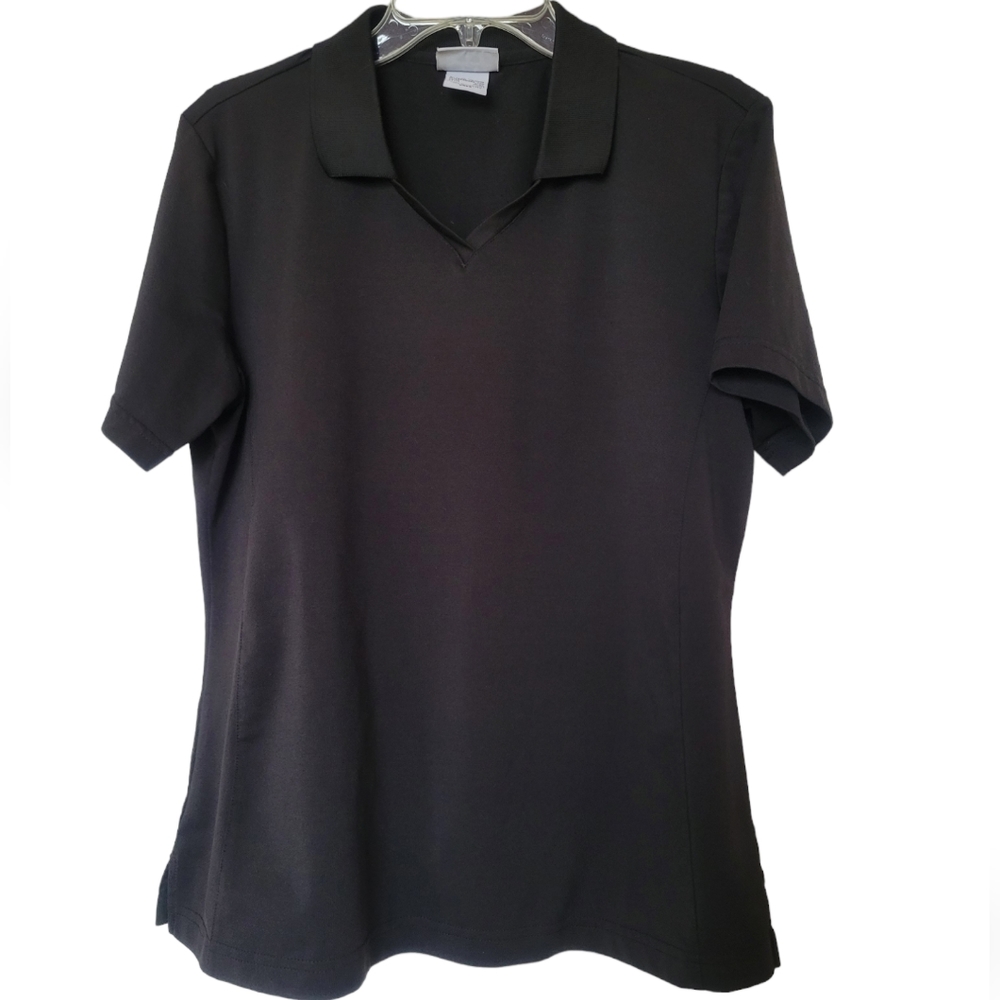 WearGuard Exclusively Aramark Black Collared Shirt
